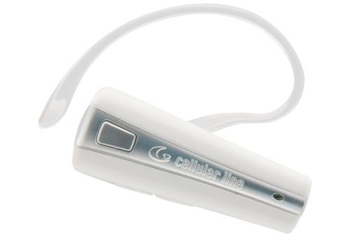 CELLULARLINE Mono auricolare in-ear a clip con microfono Cellular Line Essential Headset bianco